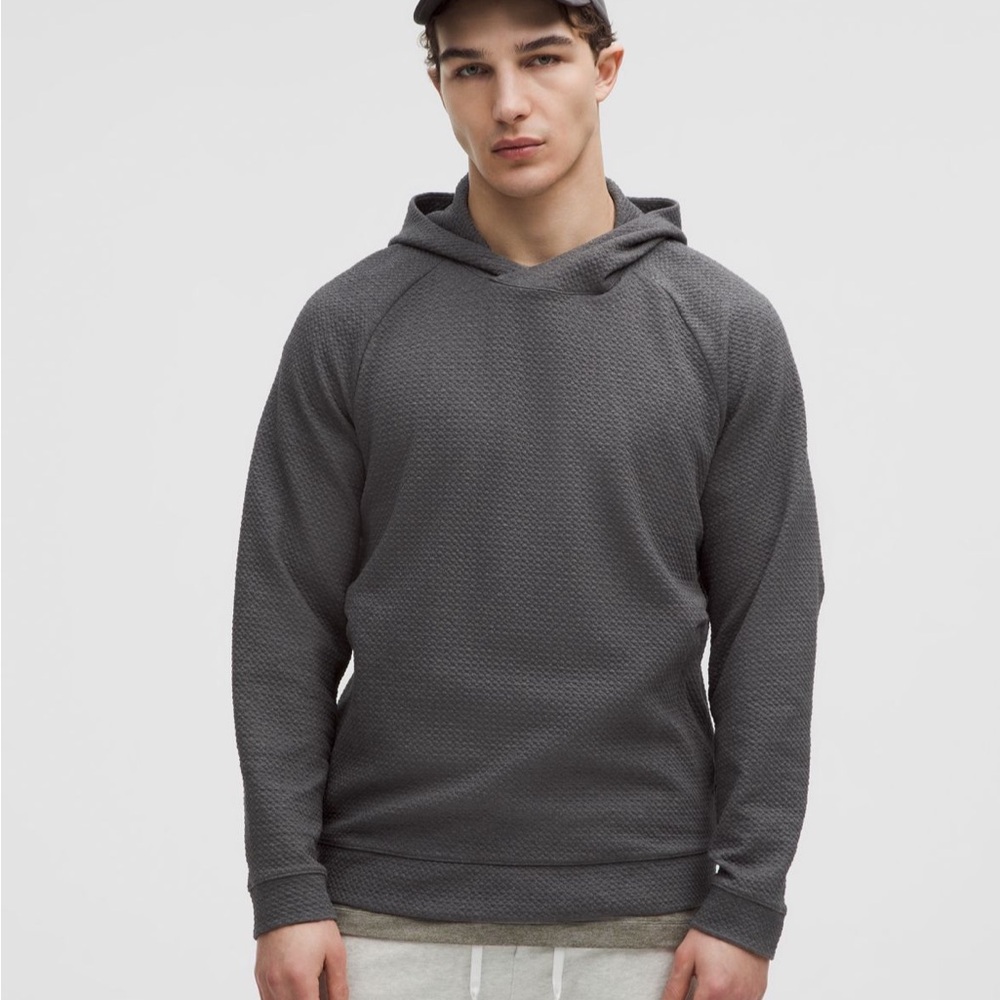 Lululemon Men’s Textured Double-Knit Cotton Hoodie